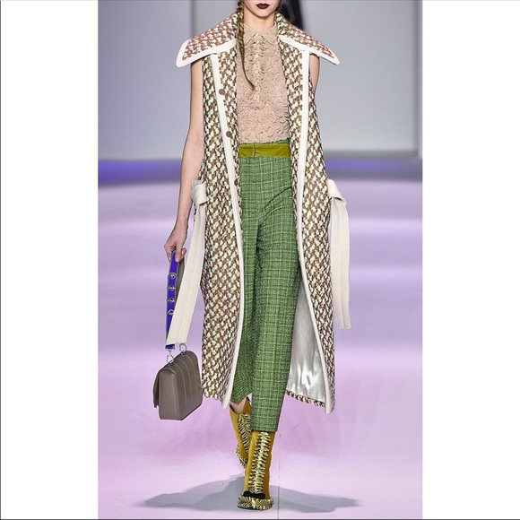 Marco de Vincenzo Pants - Marco de Vincenzo Runway Tweed Cropped Pants $730
